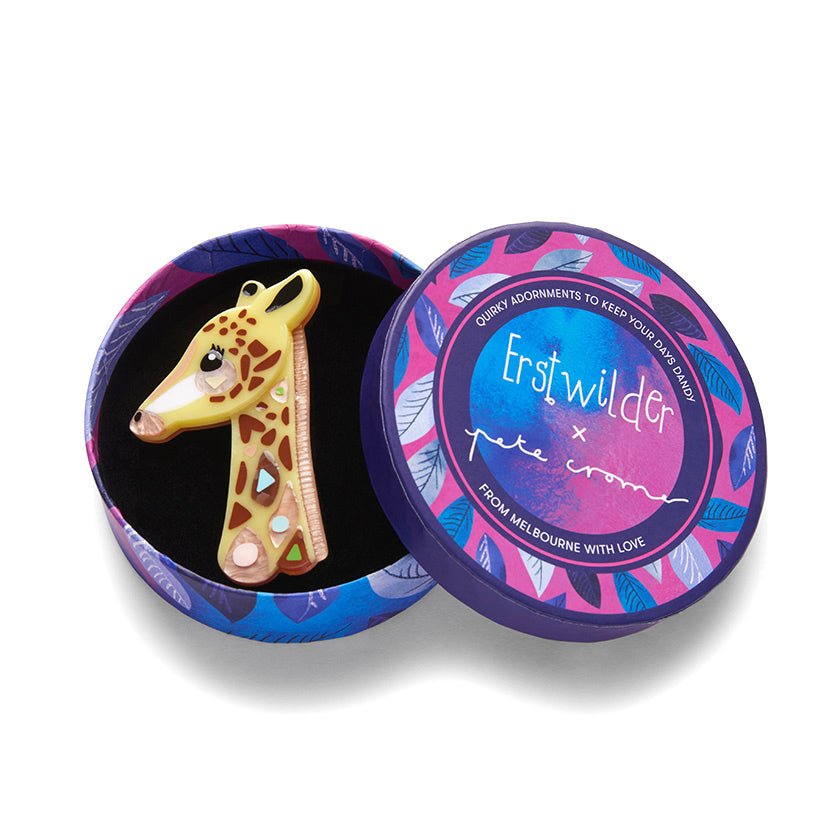 The Genteel Giraffe Brooch - Rockamilly-Jewellery-Vintage