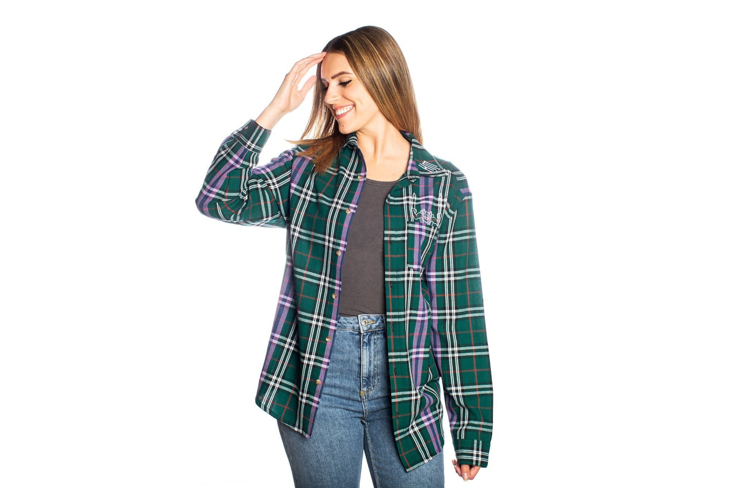 The Haunted Mansion Chamber Flannel - Rockamilly-Tops-Vintage