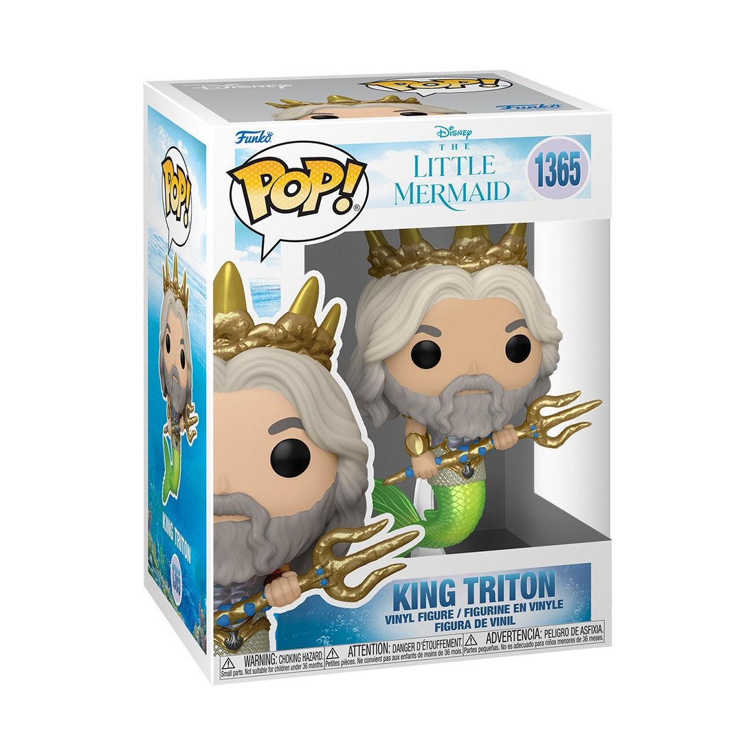 The Little Mermaid Live Action King Triton POP #1365 - Rockamilly-POP-Vintage