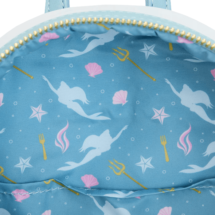 The Little Mermaid Tritons Gift Mini Backpack - Rockamilly-Bags & Purses-Vintage