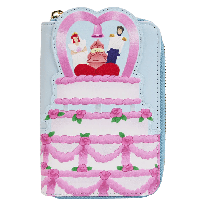 The Little Mermaid Wedding Cake Zip Around Wallet – Rockamilly
