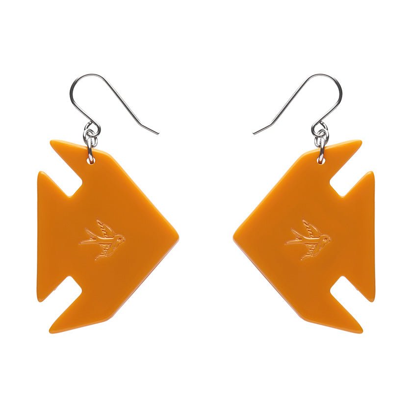 The Memorable Goldfish Drop Earrings - Rockamilly-Jewellery-Vintage