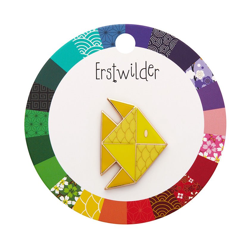 The Memorable Goldfish Enamel Pin - Rockamilly-Jewellery-Vintage