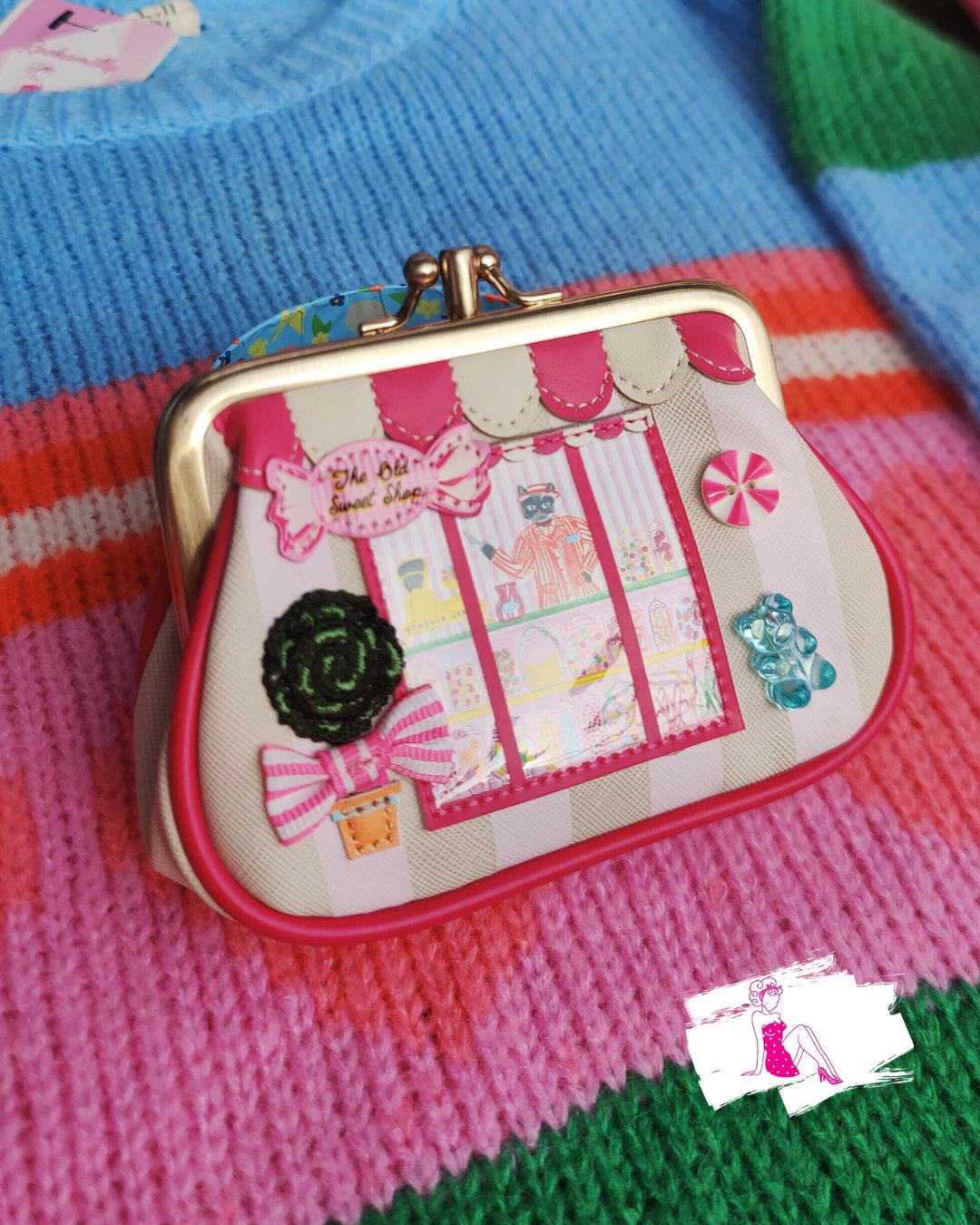The Old Sweet Shop - Clipper Coin Purse - Rockamilly-Bags & Purses-Vintage