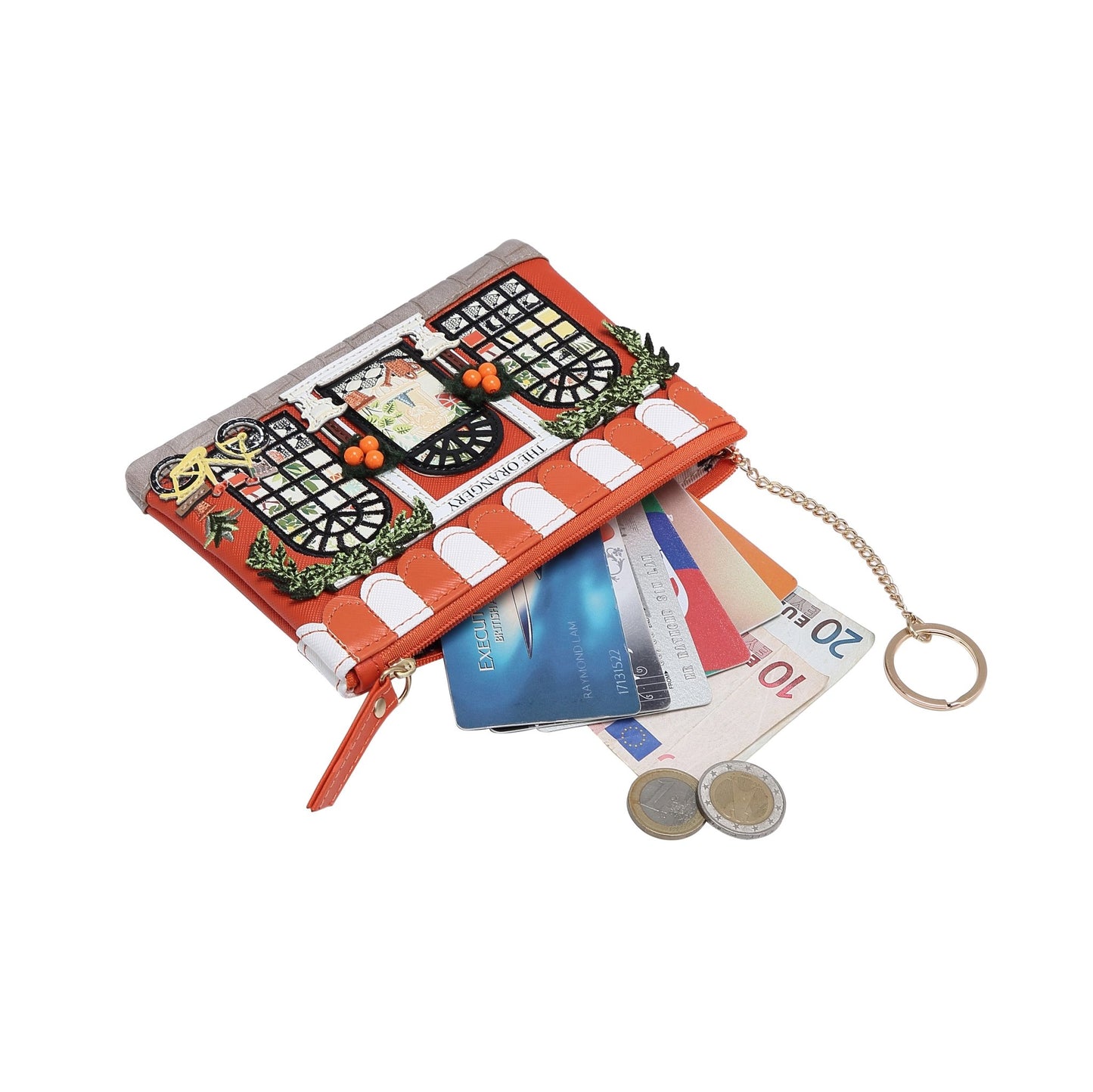 The Orangery Zip Coin Purse - Rockamilly-Bags & Purses-Vintage