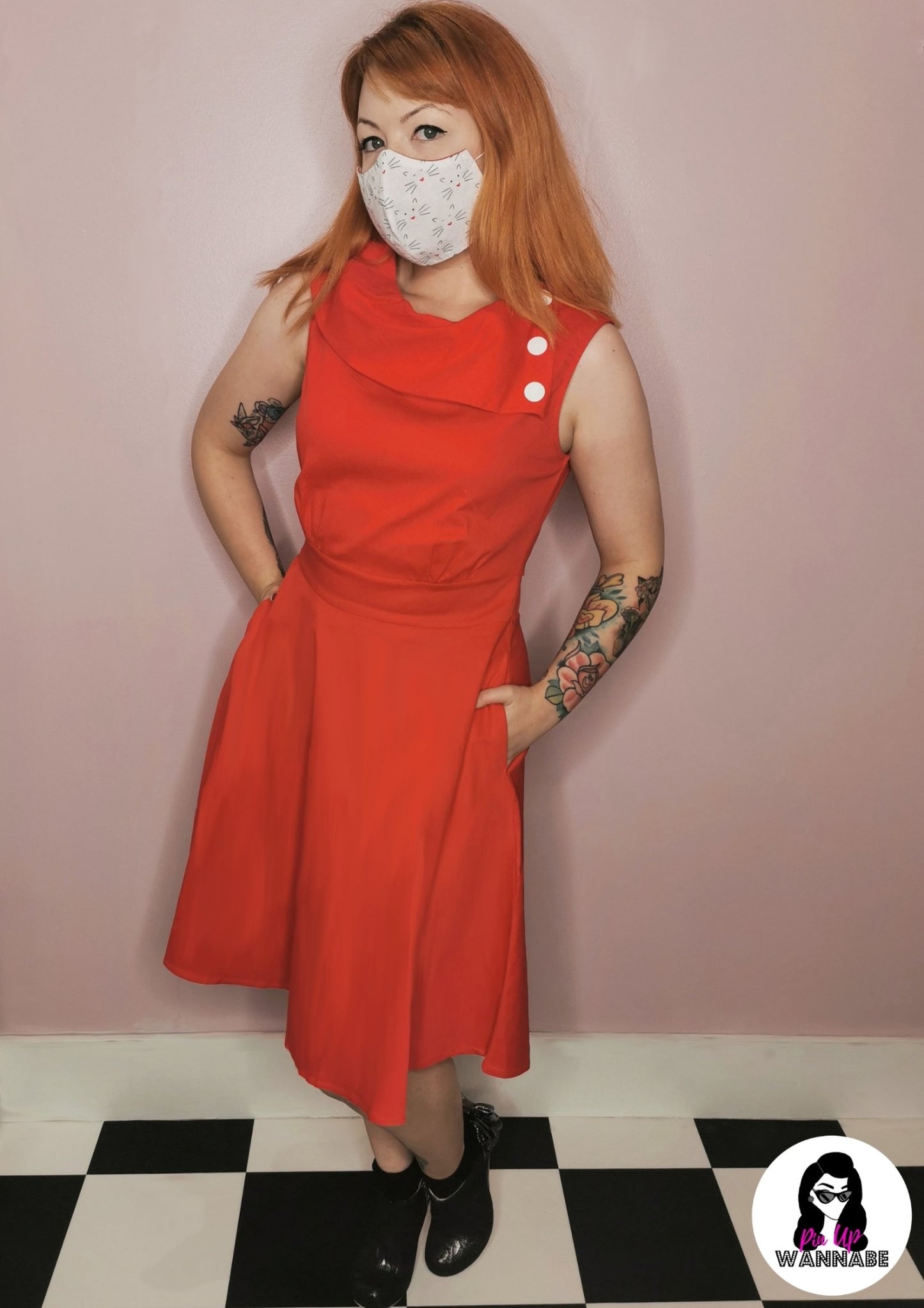 The Roxanne Dress - Rockamilly-Dresses-Vintage