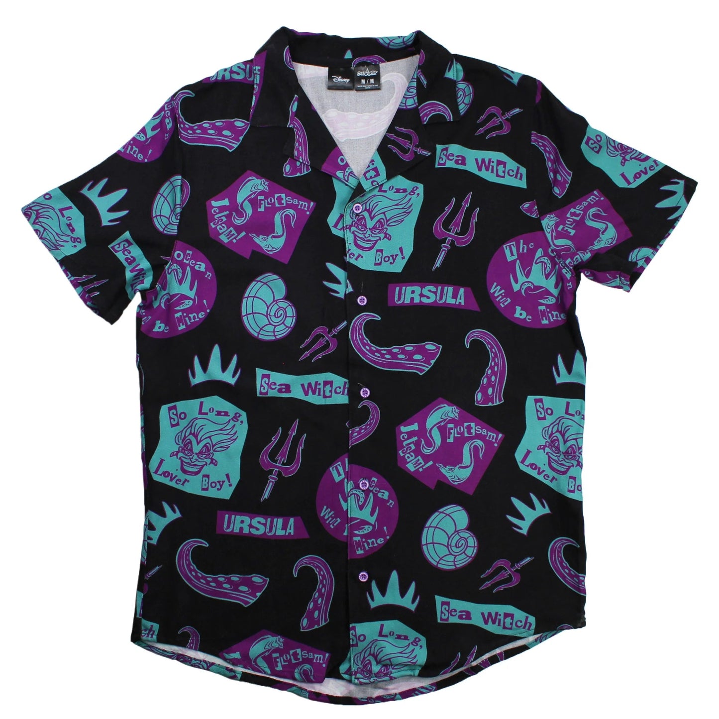 Ursula Co-Ord Button Up Shirt - Rockamilly-Tops-Vintage