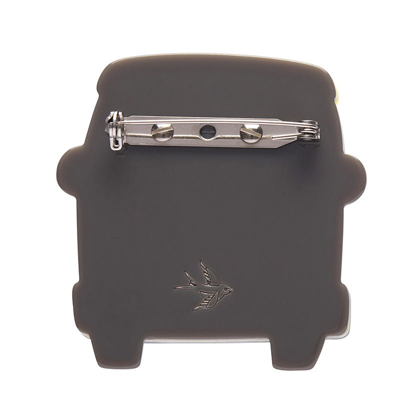 Vagabond Wheels Brooch - Rockamilly-Jewellery-Vintage