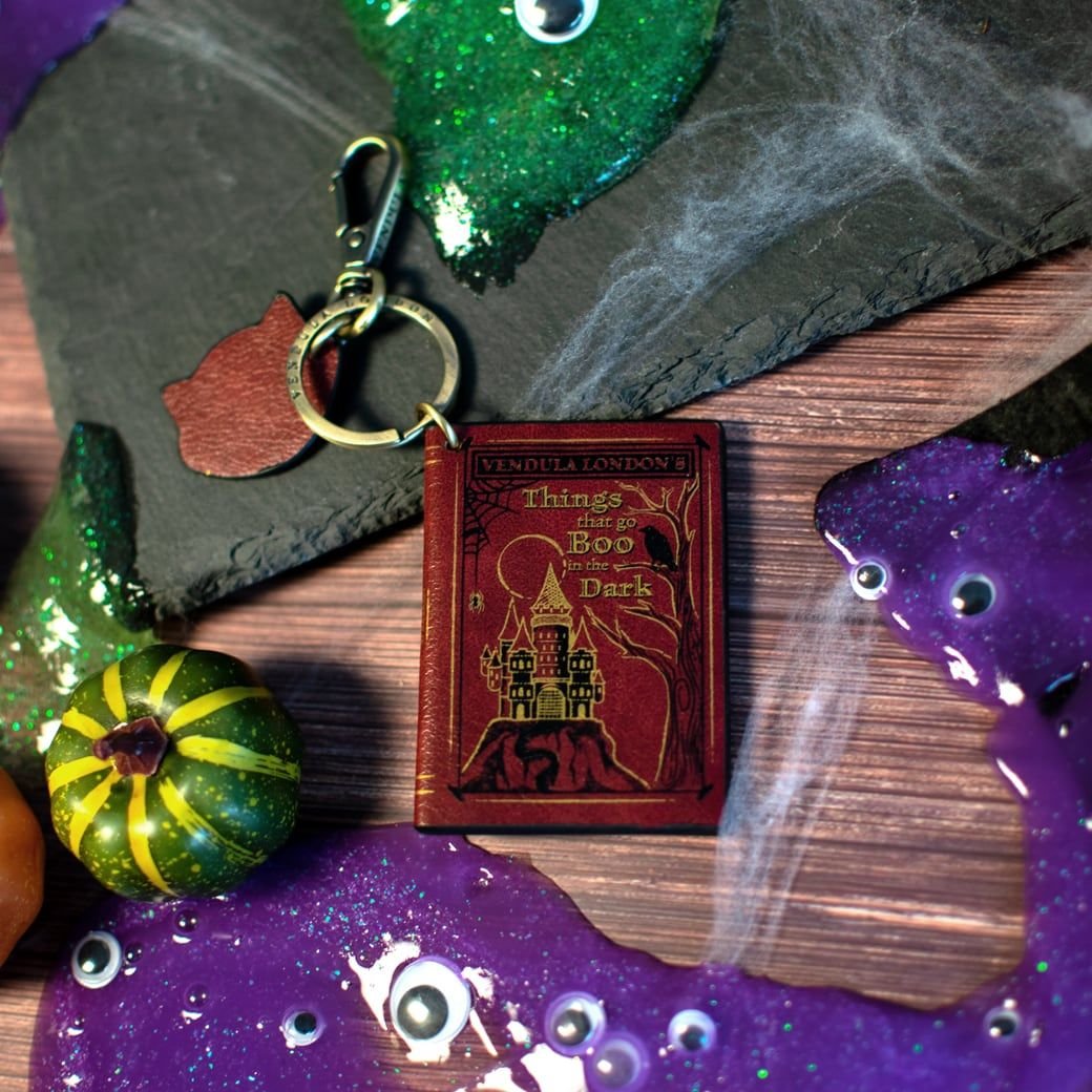 Vendula Ghoulevard Book Key Charm - Rockamilly-Bags & Purses-Vintage