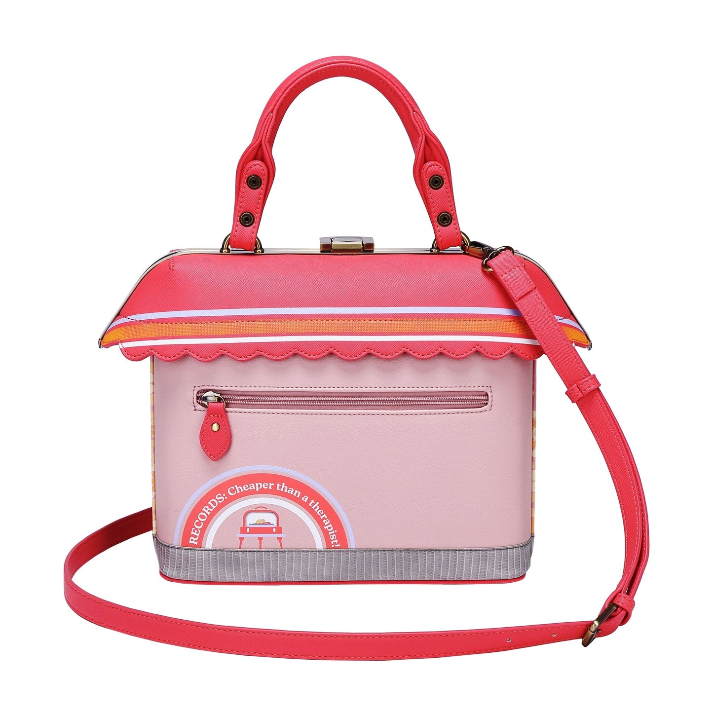 Vendula Vinyl Grab Bag - Rockamilly-Bags & Purses-Vintage