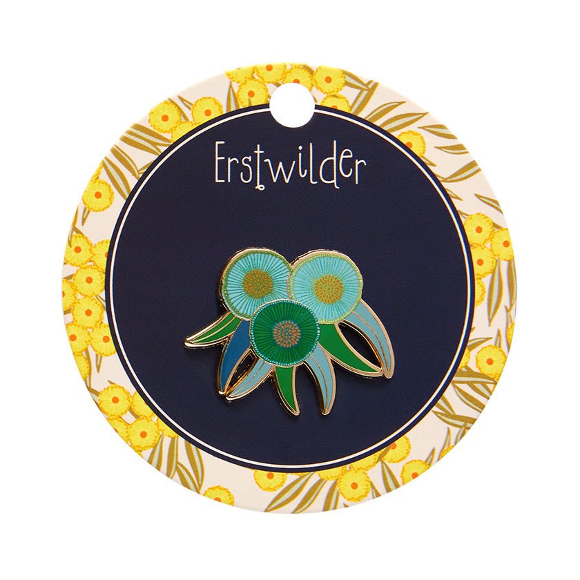 Verdant Green Gum Enamel Pin - Rockamilly-Jewellery-Vintage