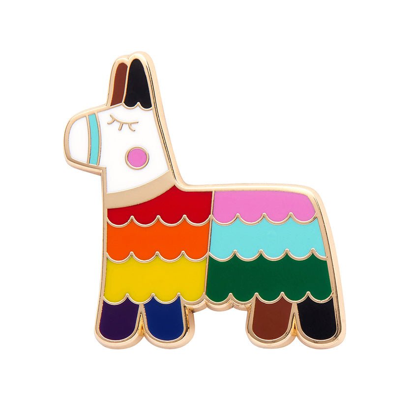 Viva Pride Pinata Enamel Pin - Rockamilly-Jewellery-Vintage