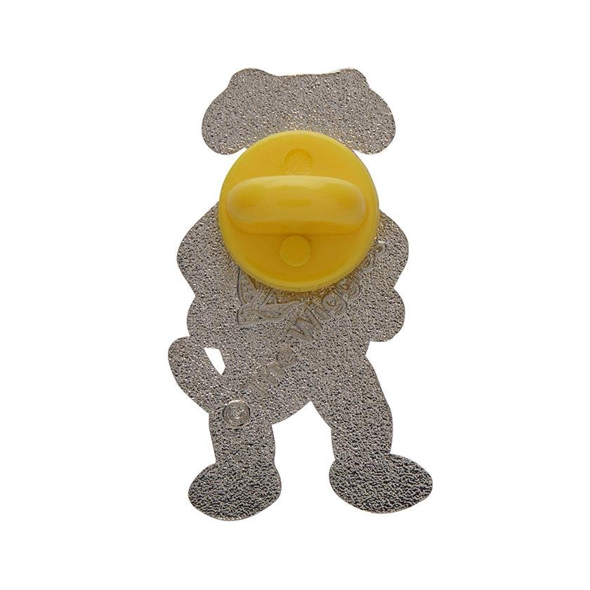 Wags The Dog Enamel Pin - Rockamilly-Jewellery-Vintage