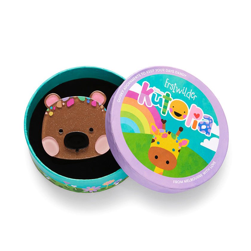 Warren the Wombat Brooch - Rockamilly-Jewellery-Vintage