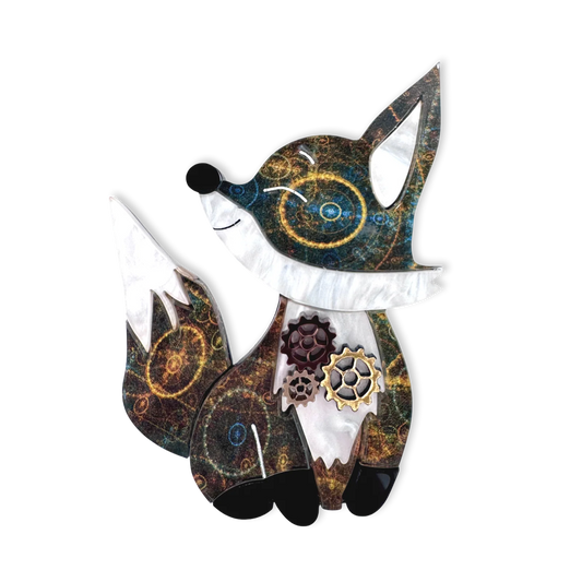 Tilly the Fox Brooch