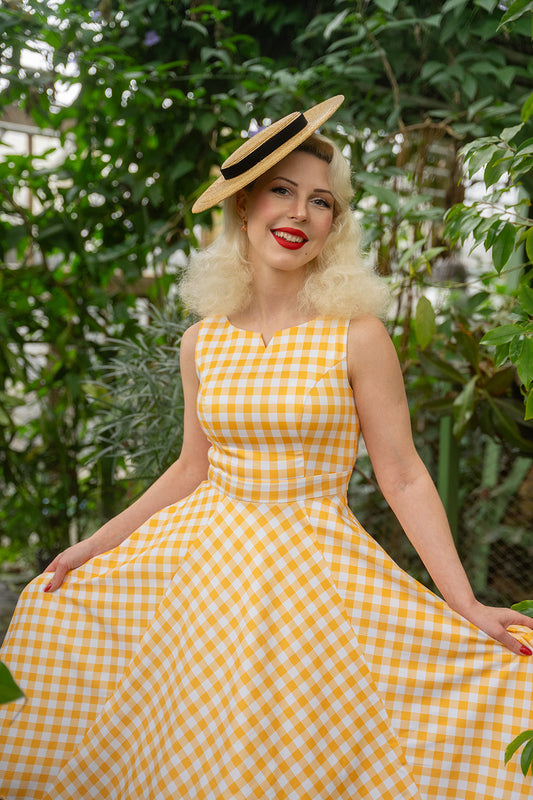 Gemma Gingham Swing Dress