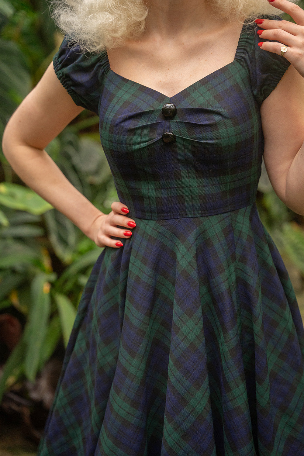 Judith Tartan Swing Dress