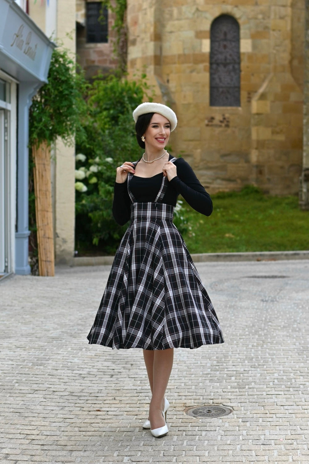 Elfie Tartan Swing Skirt