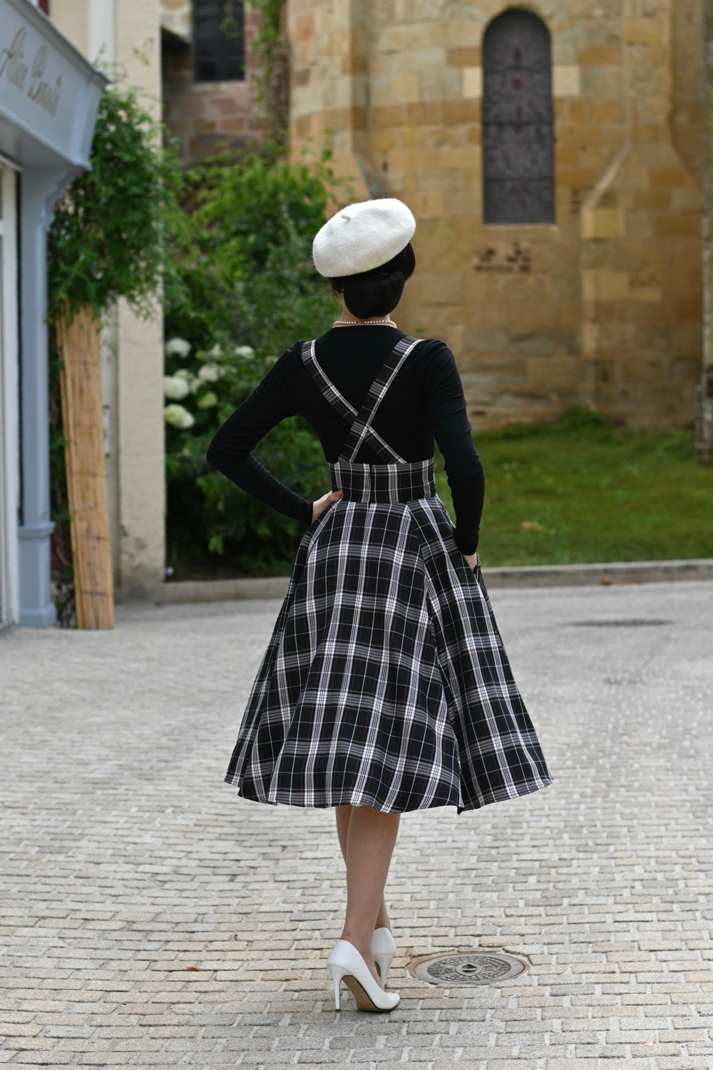 Elfie Tartan Swing Skirt