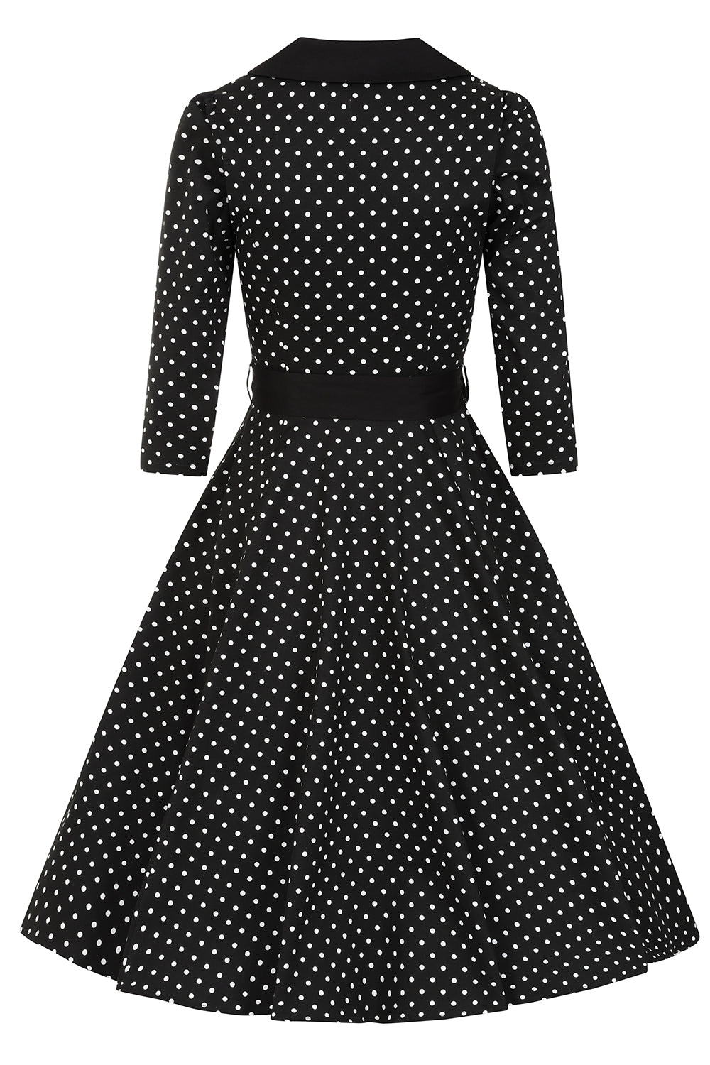 Cora Polka Dot Swing Dress