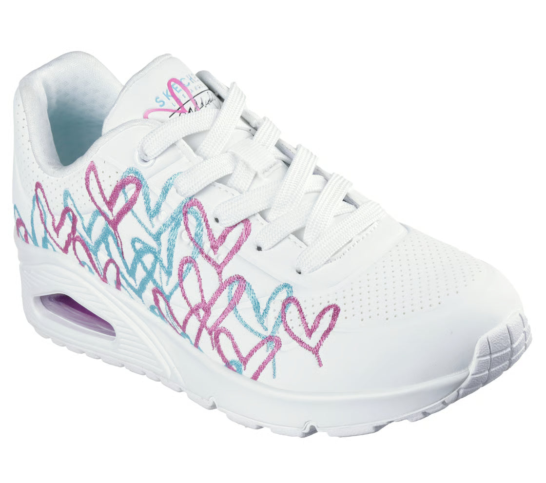 James Goldcrown ~ UNO ~ Golden Heart (Pink/Turq, White)