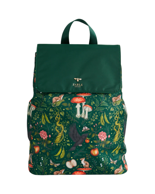 Catherine Rowe x Fable ~ Into the Woods Green Backpack