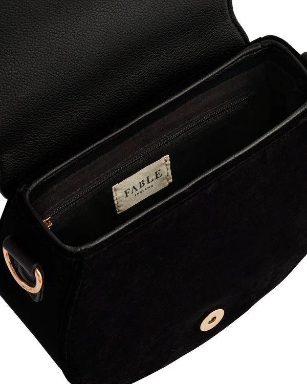 Fox & Owl Embroidered Saddle Bag