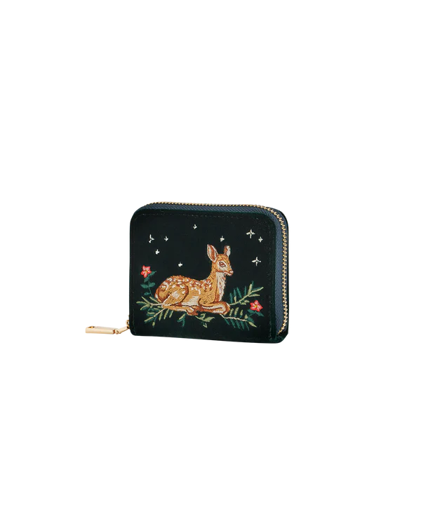 Fawn Embroidered Purse