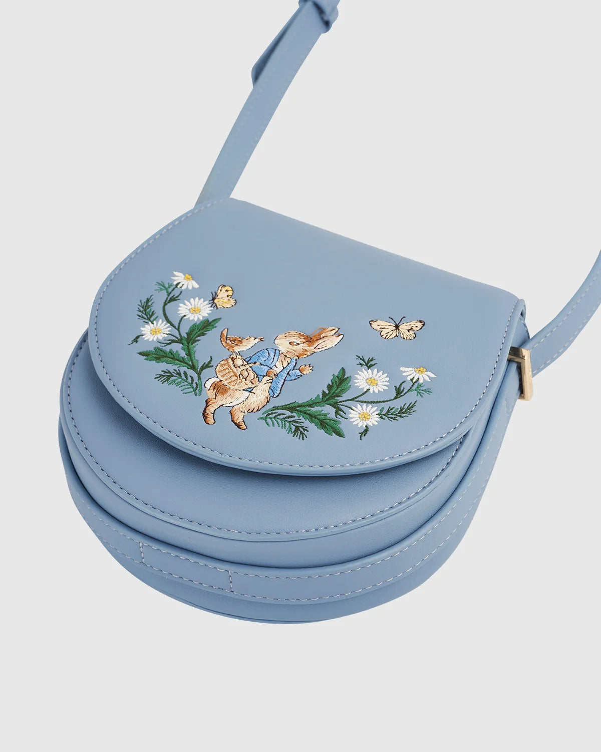 Peter Rabbit Embroidered Saddle Bag