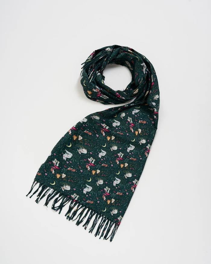Niva Long Fringed Scarf