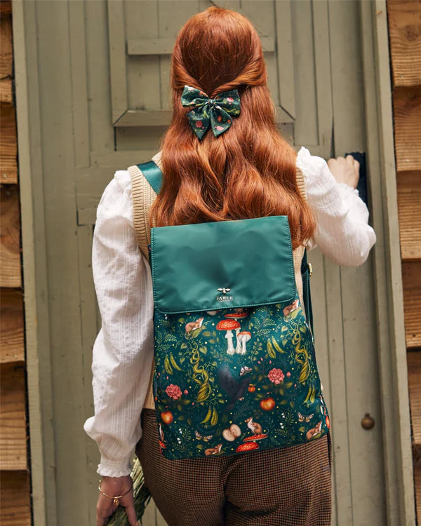 Catherine Rowe x Fable ~ Into the Woods Green Backpack