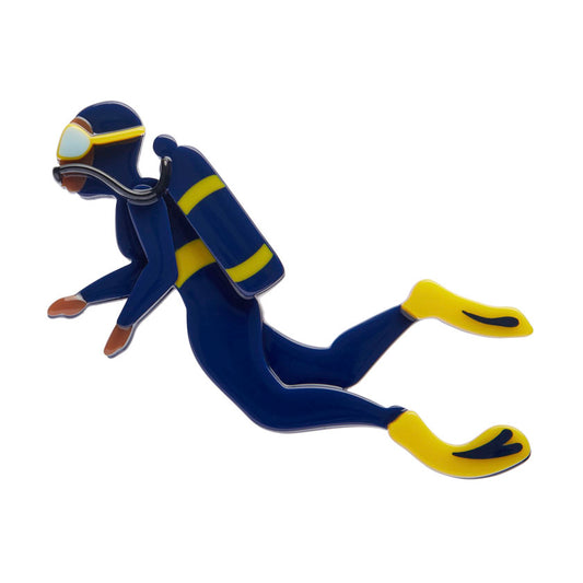 Diver Jamie Brooch