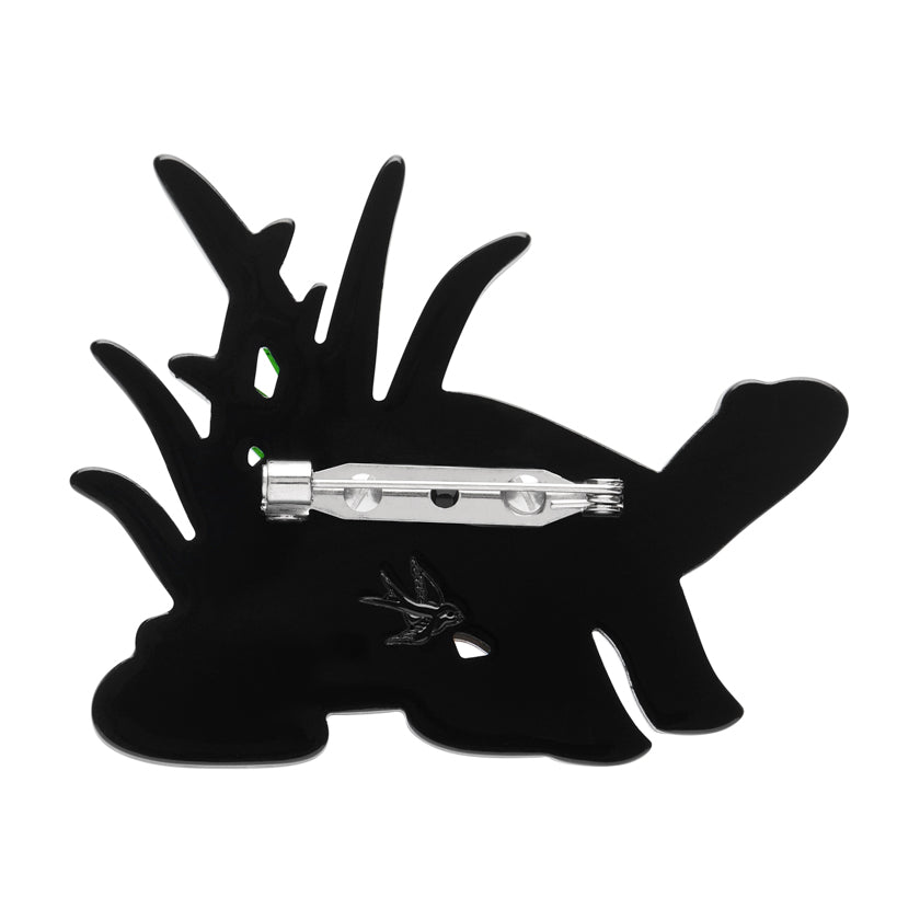 Rheo the River Turtle Brooch
