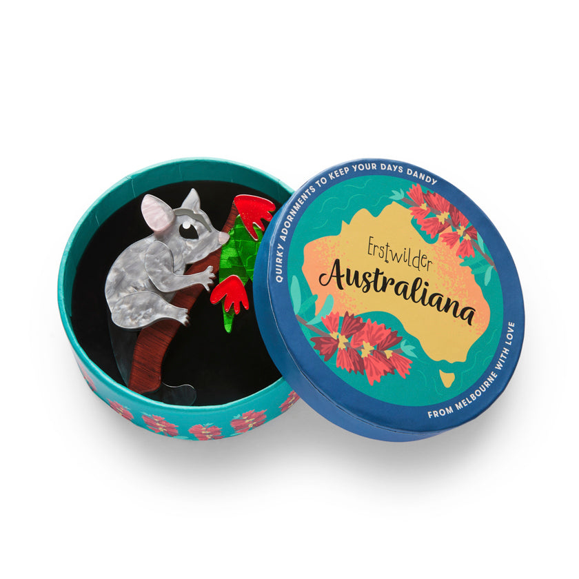 Penny the Possum Brooch