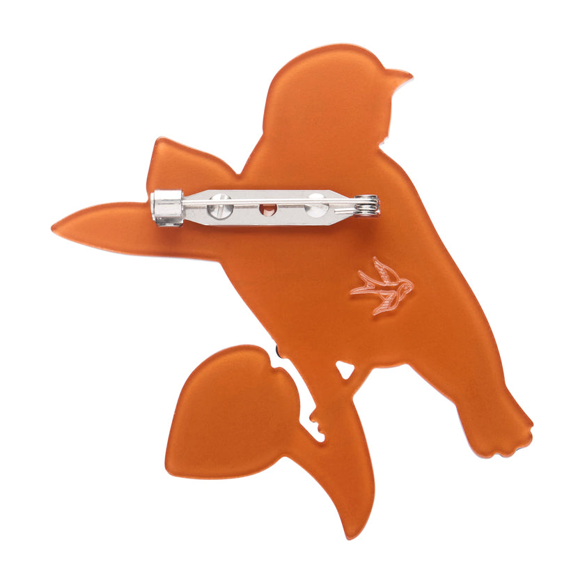 Mabel the Mistetoebird Brooch