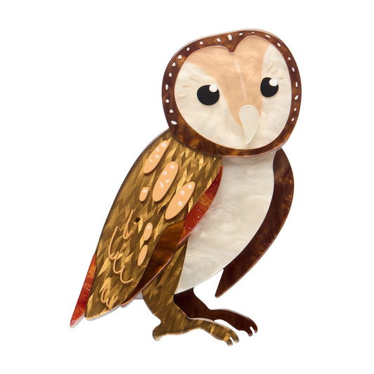 Maisie the Masked Owl Brooch