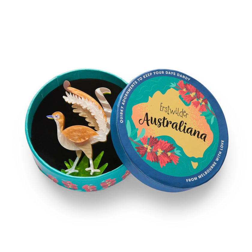 Lottie the Lyrebird Brooch
