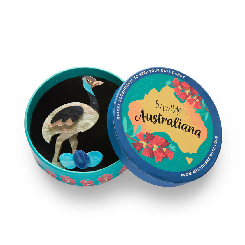 Elliot The Emu Brooch