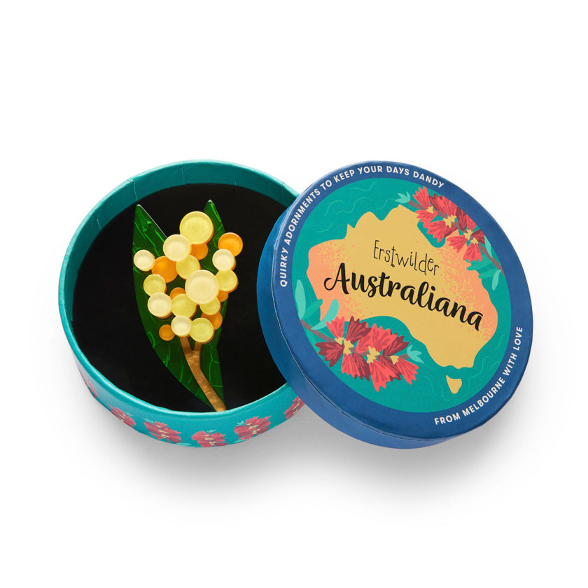 Golden Wattle Brooch