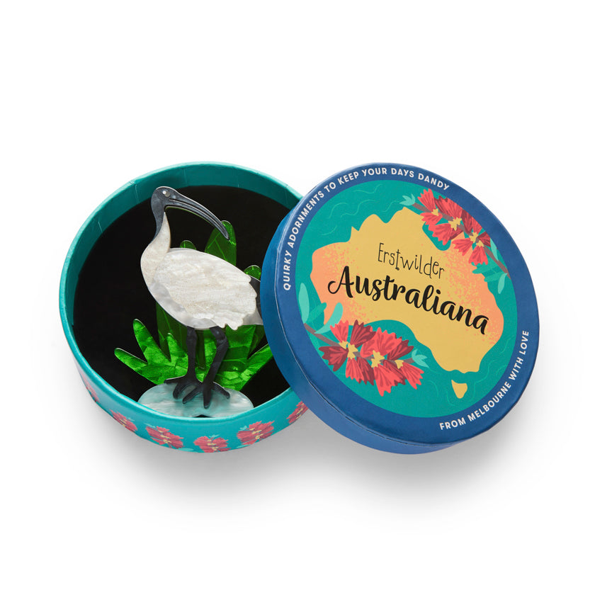 Izzy the Ibis Brooch