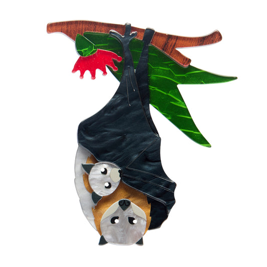 Frankie and Finn Flying Foxes Brooch