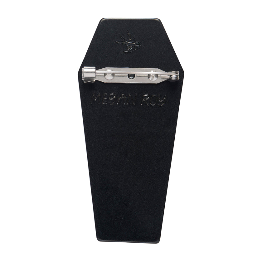 Cosy Coffin Brooch