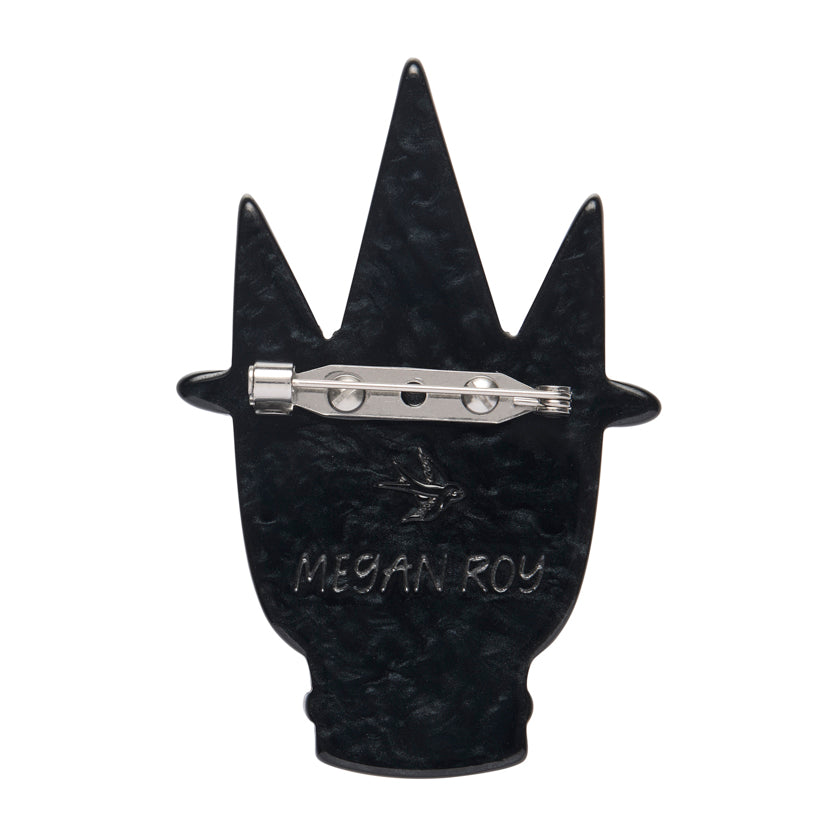 Bewitched Kitty Brooch