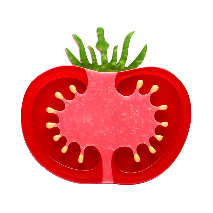 Tomato Time Brooch
