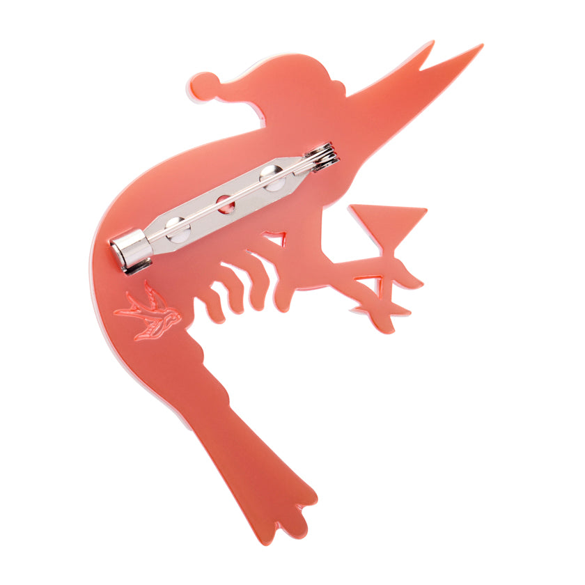 Pascal the Prawn Brooch