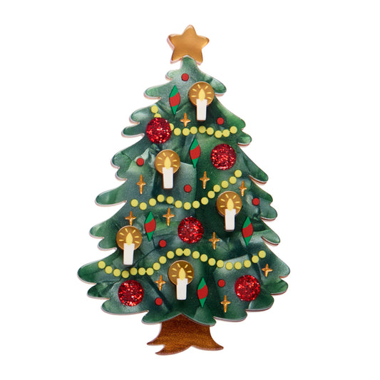 Christmas Tree Centre-Piece Brooch