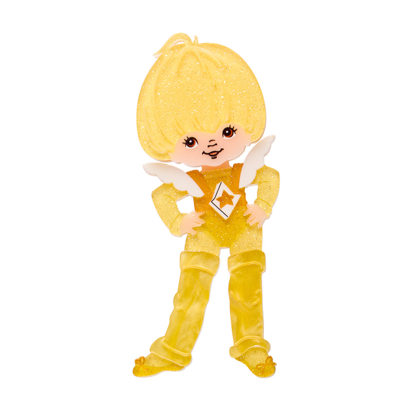 Canary Yellow Brooch