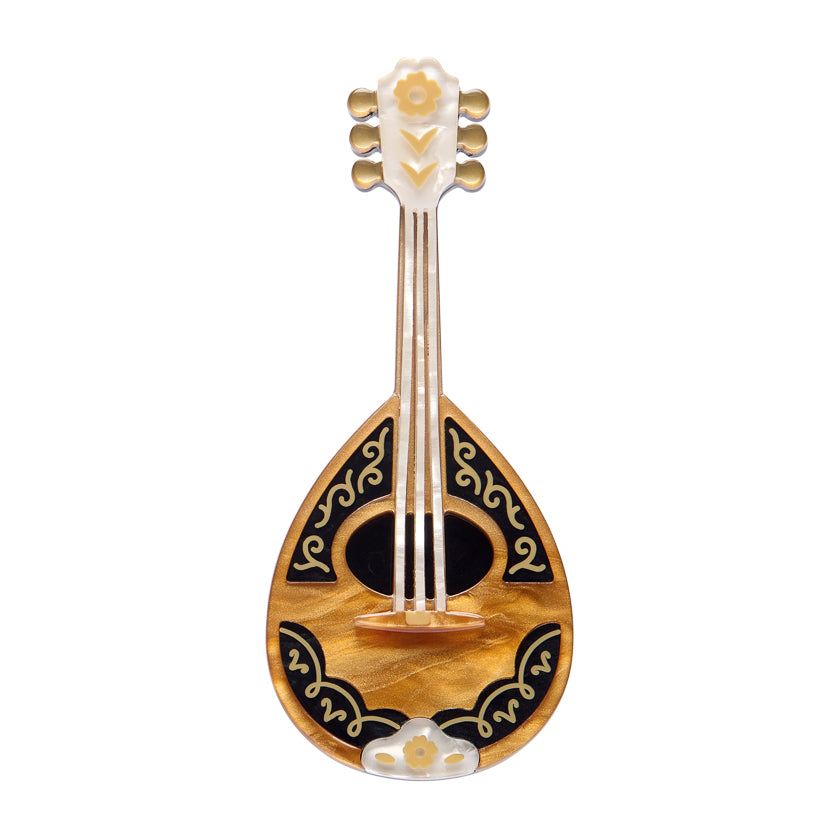 Play Bouzouki Brooch