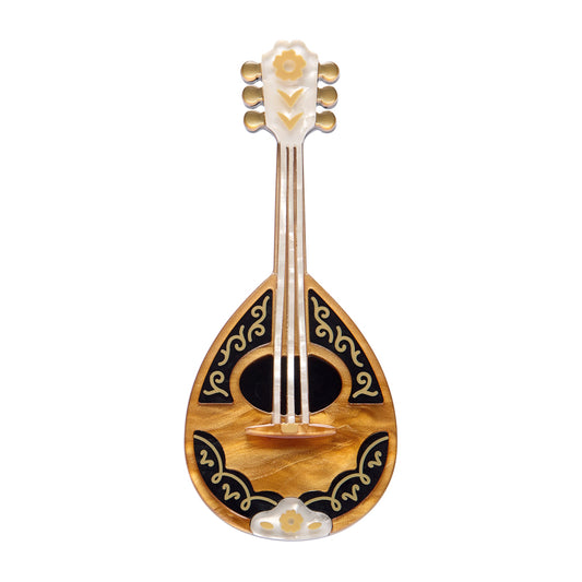 Play Bouzouki Brooch