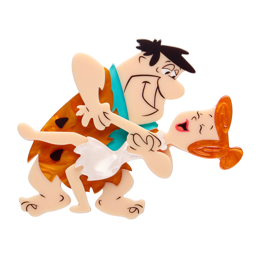 Fred & Wilma Brooch